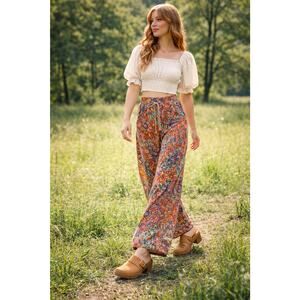 b.o.c. Born Concept Tan Ring/Bands Comfort Clogs Womens 9M Slip On Mule Shoes